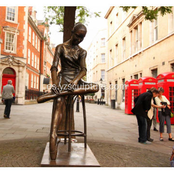 Escultura del bailarín de Ballet al aire libre de bronce para la venta